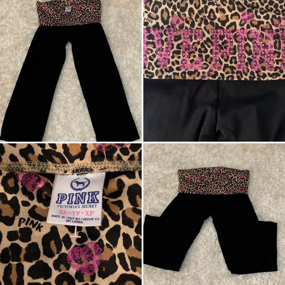 VICTORIA SECERT BLING CAPRI LEGGINGS
